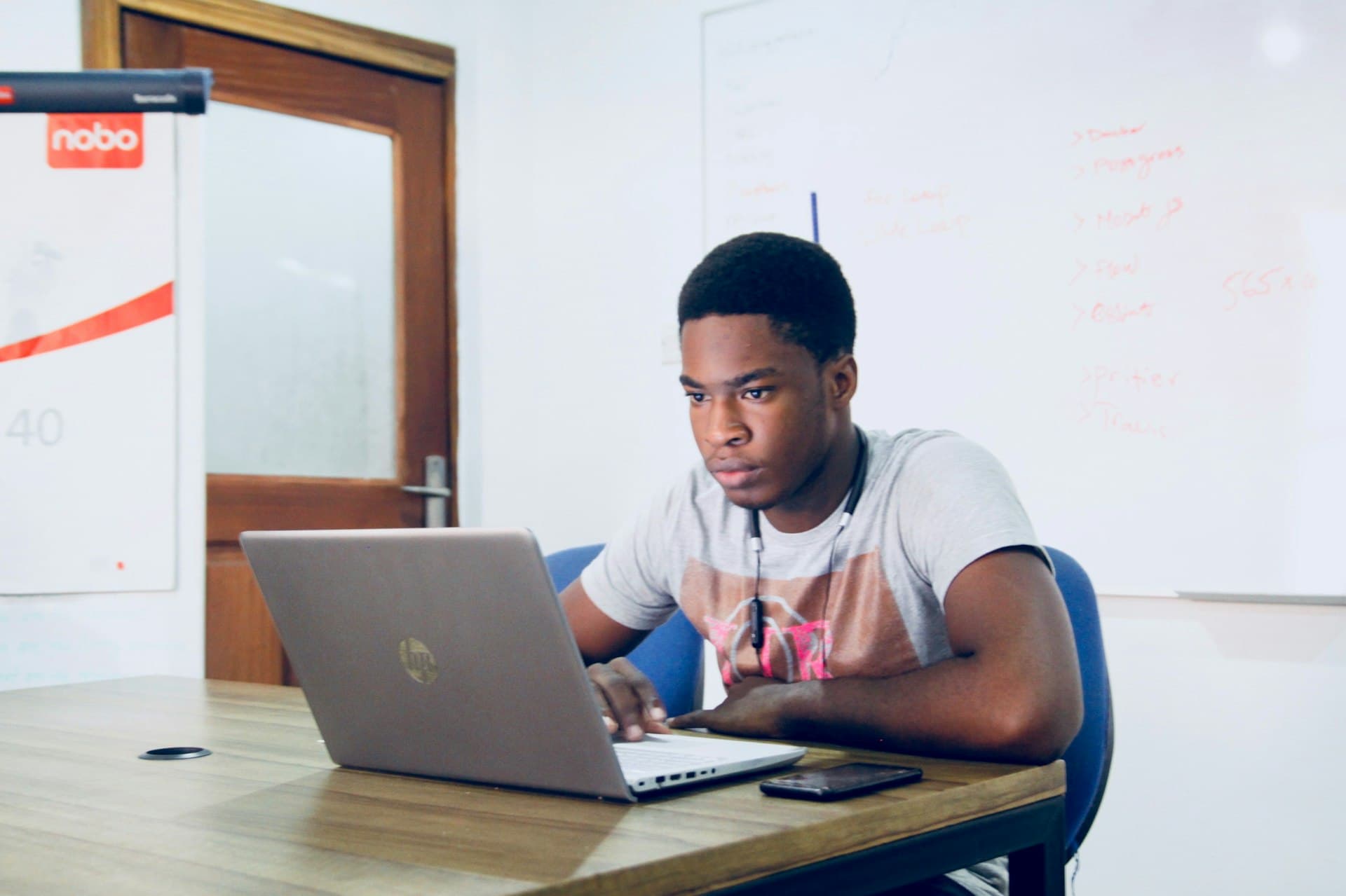 An African mentor guiding a young leader one-on-one